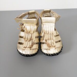 Baby Girl Gladiator Gold sandals